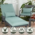 thumbnail image 3 of Greendale Home Fashions 73 x 23 in. Seaglass Outdoor Chaise Cushion, 3 of 7