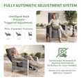thumbnail image 3 of Outdoor Reclining Chair with Flip-Up Side Table,Patio Chair with Independent Backrest & Footrest Adjustments,All-Weather Wicker, Removable Cushions, 150° Recline for Outdoor Lounge, 3 of 11