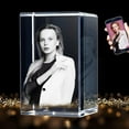 thumbnail image 3 of AISENIN 3D Crystal Photo Personalized Christmas Day Gifts With Your Own Photo for Mom Dad Engraved 3D Crystal Picture Customized Gift for Birthday Wedding Anniversary Memorial Day, 3 of 5