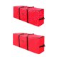 thumbnail image 3 of Bolsa de almacenamiento de árbol de Navidad Cremallera de apertura grande Cubierta protectora resistente al desgarro Exterior Poliéster de gran Kits de decoración para fiestas Rojo/Impreso/Grande Yuarrent HA066473-01, 3 of 5