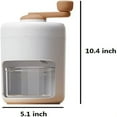 thumbnail image 2 of Manual Ice Crusher Shaved Ice Machine 500ml 304 Blade Small Portable Hand Crank Manual Ice Crusher Shaver Snow Cone Maker Kitchen Tool, 2 of 8