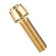 thumbnail image 2 of Tornillo de vástago de manillar de bicicleta ENLEE, pernos de palanca de freno ligeros (oro M5), 2 of 4