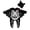 Black, variant on Baby Toddler Bat for Boys Skeleton Long Sleeve Romper Jumpsuit Hats 2 PCS Set Unisex Halloween Kids Party Clothes Size 6-24 Months