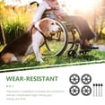 thumbnail image 1 of AURARMLET Solid Tire Replacement Wheels for Wheelchair Grey 4Set, 1 of 8