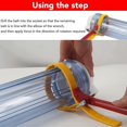 thumbnail image 5 of Strap Wrench Multifunctional Rubber Bottle Opener Oil Filter Wrench Tube Adjustable Remote Hand Tool, 5 of 5