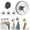 Silver, variant on Suction Cup Hooks, Heavy Duty 304 Stainless Steel No Drill Wreath Hanger for Glass Shower Doors and Mirrors, 11 lbs Capacity