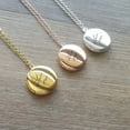 thumbnail image 3 of Personalized engraved handwriting locket, Custom Locket necklace in gold/silver/rose gold, 3 of 10