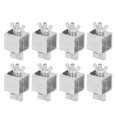 thumbnail image 1 of 8Pcs Silver Color Butt Welding Clamp Aluminum Alloy Auto Body Panel Welding Butterflies Clamp Kit, 1 of 14