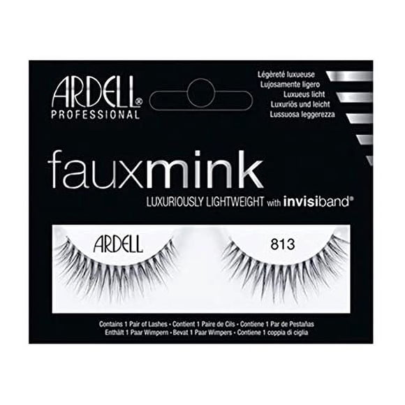 Pestañas postizas Ardell Professional Faux Mink 813 Negras