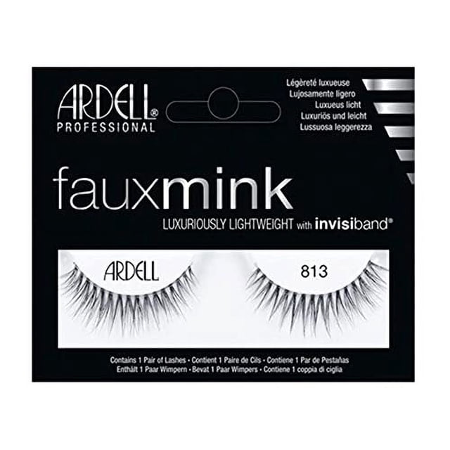 Pestañas postizas Ardell Professional Faux Mink 813 Negras
