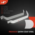 thumbnail image 3 of A-Premium Set of 2PCS Fuel Tank Straps Compatible with Cadillac Escalade 2002-2014 & Chevy Avalanche 2002-2006, Suburban 1500, Tahoe & GMC Yukon 2000-2014, Silver Color, Replace for# 15745095, 3 of 9