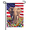 Garden Flag-3, variant on Patriotic Fox Garden Flag 12×18in Double Sided Red White Blue Daisy Floral Wildlife UV Protected Fade Resistant Weatherproof Decor For Outdoor Porch Lawn Patio Yard Home