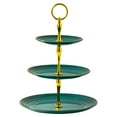 thumbnail image 1 of WRXMIJNHGSA Fruit Plate Under $10 European Fruit Plate Three Layer Dessert Rack Plastic Dry Fruit Plate Wedding Cake Plate Phnom Penh Fruit Plate Light Cake Rack, 1 of 3