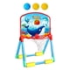 thumbnail image 2 of Aro de baloncesto de piscina flotante de plástico, de deportes de ejercicio juguetes de piscina interactivos para a partir de 6 Sunnimix aro de baloncesto de la piscina, 2 of 6