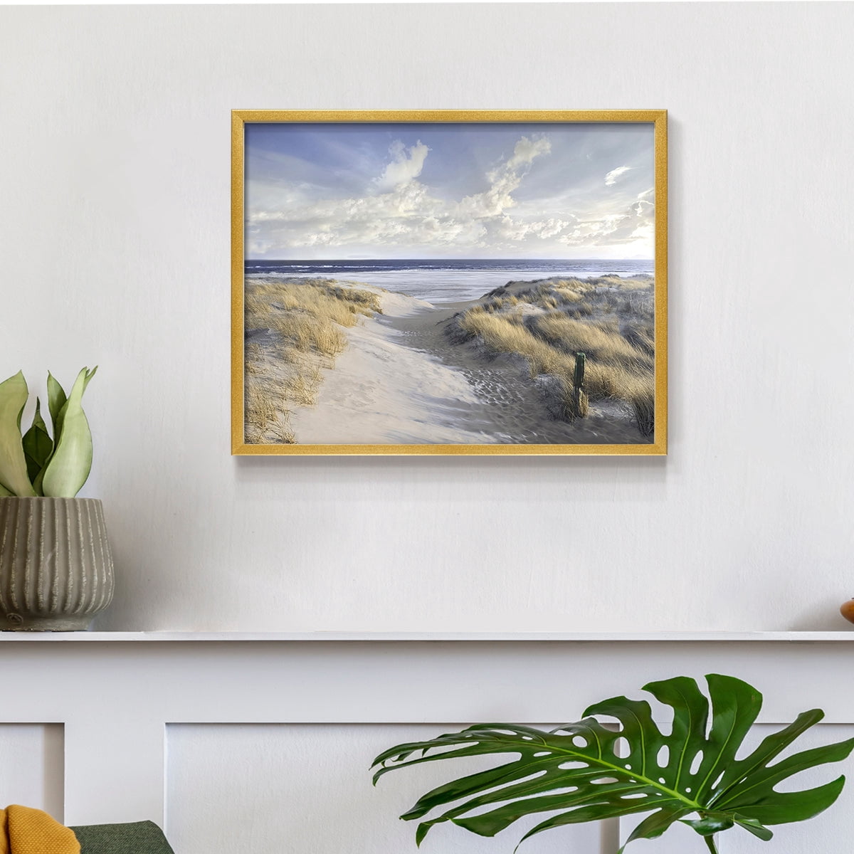 Aisle Marker by Mike Calascibetta - Restickable Framed Giclée Print