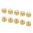 thumbnail image 1 of Unique Bargains M5 Acorn Cap Nut Bolt Cover Screw Caps Insert Female Thread Knurled Gold Tone 15 Pack, 1 of 5