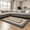 Blue & Cream, variant on Super Area Rugs Country Braided Farmhouse Cotton Reversible Area Rug Coral & Green - Rectangle 2' X 3'