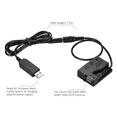 thumbnail image 2 of 3X -E8 Dummy Battery with DC Power Bank USB Adapter Cable Replacement for LP-E8 for 550D 600D DSLR Cameras, 2 of 8