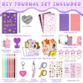thumbnail image 3 of UUSUOO DIY Journal Kit for Girls,Journal Set for Girls Ages 8-12,100+Pcs Stationery Set with Stickers,Scrapbook & Diary Supplies Set,Journaling Art Crafts Kit,Christmas Gifts for Kids Age 8 9 10 +, 3 of 8