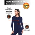 thumbnail image 2 of Xtreme Heat Womens Thermal Underwear Set Insulated Shirt & Long Johns, Sizes S-XL, 2 of 7