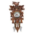 thumbnail image 1 of Clocks Hand-Carved Cuckoo Clock Living Room Bedroom Decor Tabletop Wall Cuckoo Clock, 1 of 6