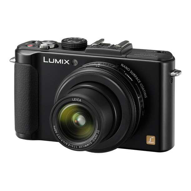 koolhydraat kijk in Nutteloos Panasonic Lumix DMC-LX7 - Digital camera - compact - 10.1 MP - 3.8x optical  zoom - Leica - black - Walmart.com