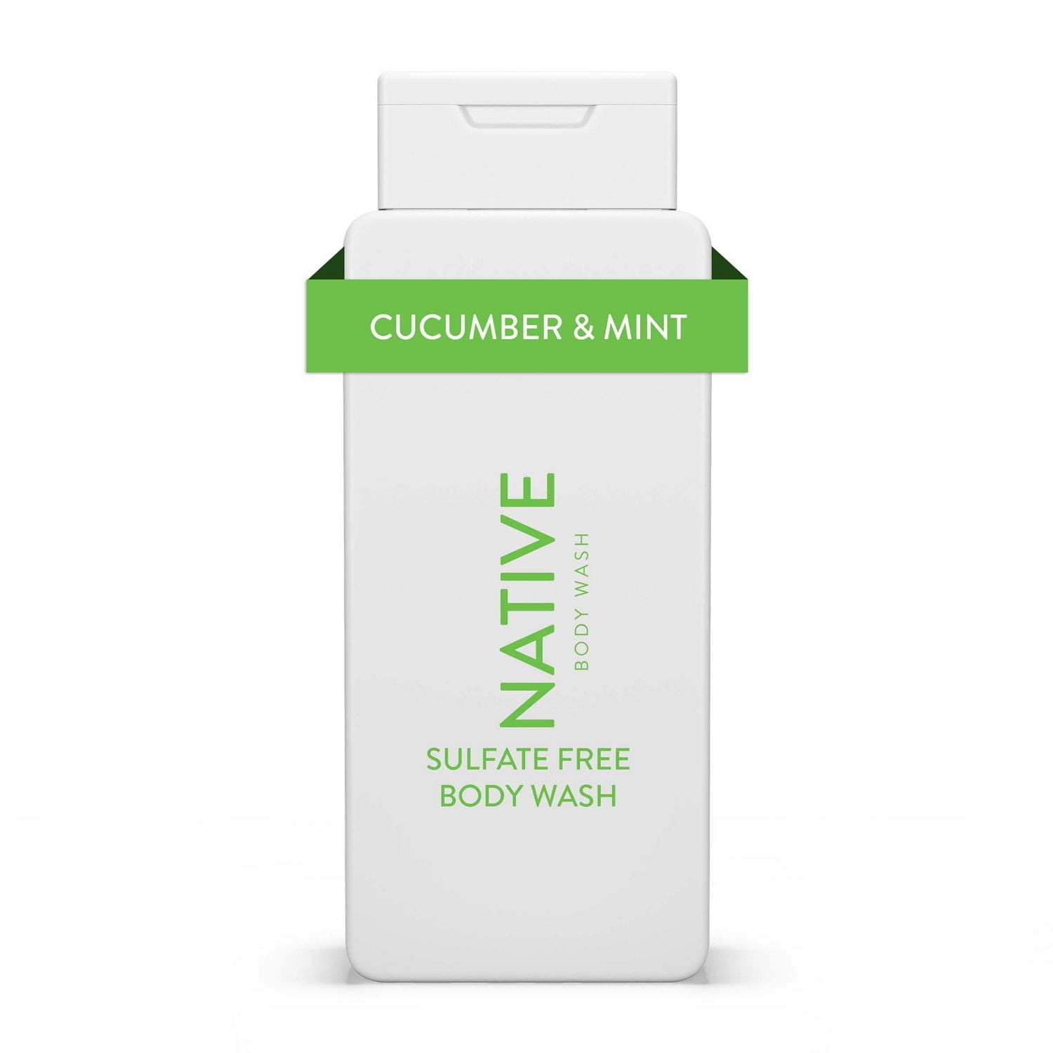 Native Natural Body Wash, Cucumber & Mint, Sulfate Free, Paraben Free, 532 mL