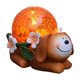 thumbnail image 2 of Solar-powered Luminous Animals Lamp Crystal Ball Animals Figurine Resin Garden Garden Decoration Lamp, 2 of 6
