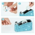 thumbnail image 4 of Bling Crystal Luxury Handmade Diamond Desktop Tape Dispenser for Fashion Girls Women (Blue), 4 of 7