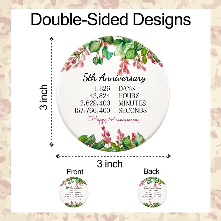 20th Anniversary Ornament 2023, 20 Year Anniversary Christmas Ornament, 20th  Wedding Anniversary for Couple, Happy 20th Anniversary 3 Christmas Hanging  Ornaments 