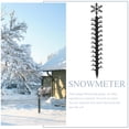 thumbnail image 4 of GOOHOCHY Copo de Nieve Navideño, Medidor de Nieve para Jardín, Decoración Navideña para Césped, Inserto para Suelo, 4 of 7