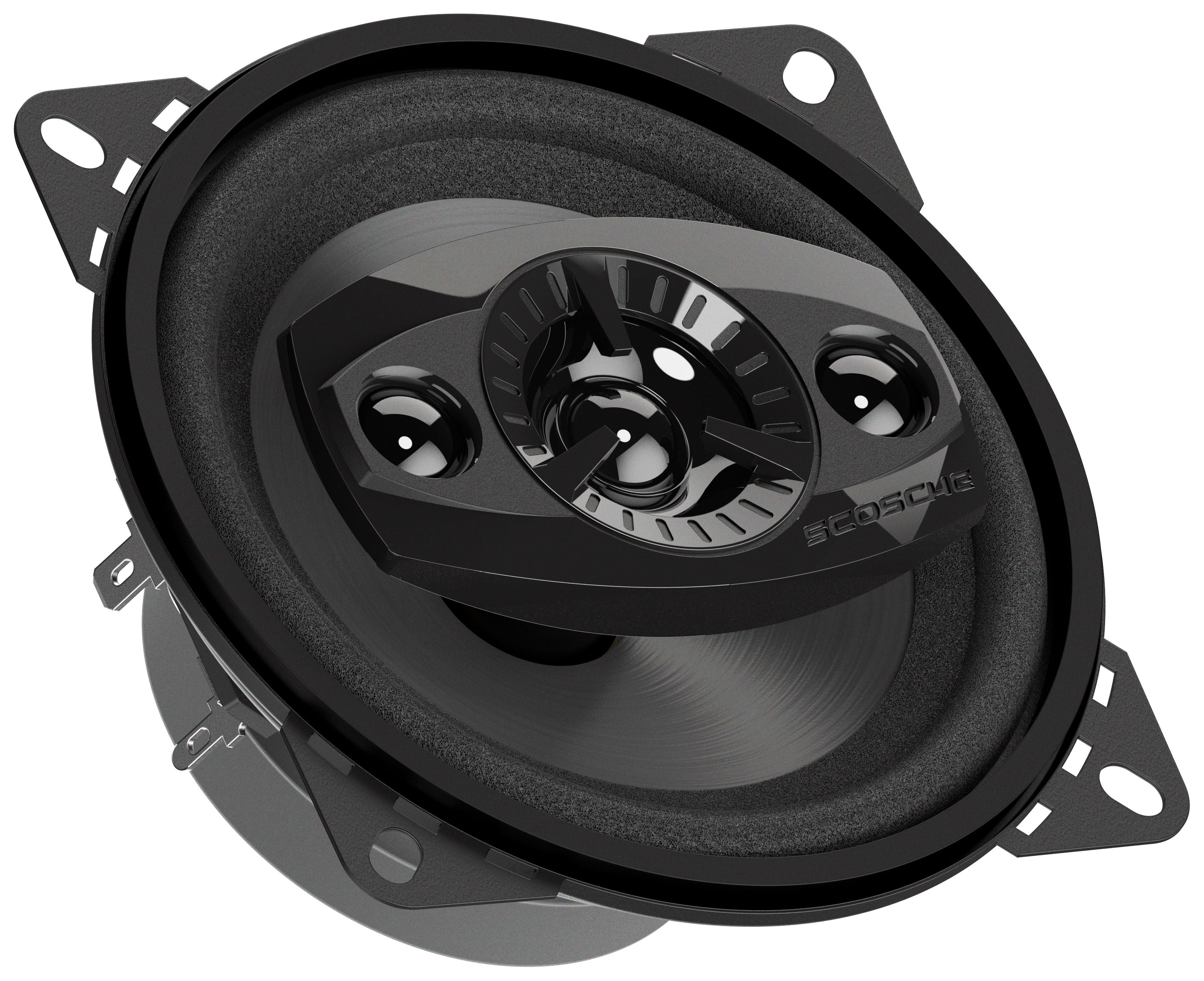Scosche HD4004 - HD Speakers | Speakers for Cars | 4" Set