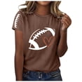 thumbnail image 3 of Trendfront Womens Bowknot Graphic Print Tops Fashion Summer Crewneck T Shirts Short Sleeve Tee Casual Stylish Relaxed Fit Pullover Outfits, 3 of 5