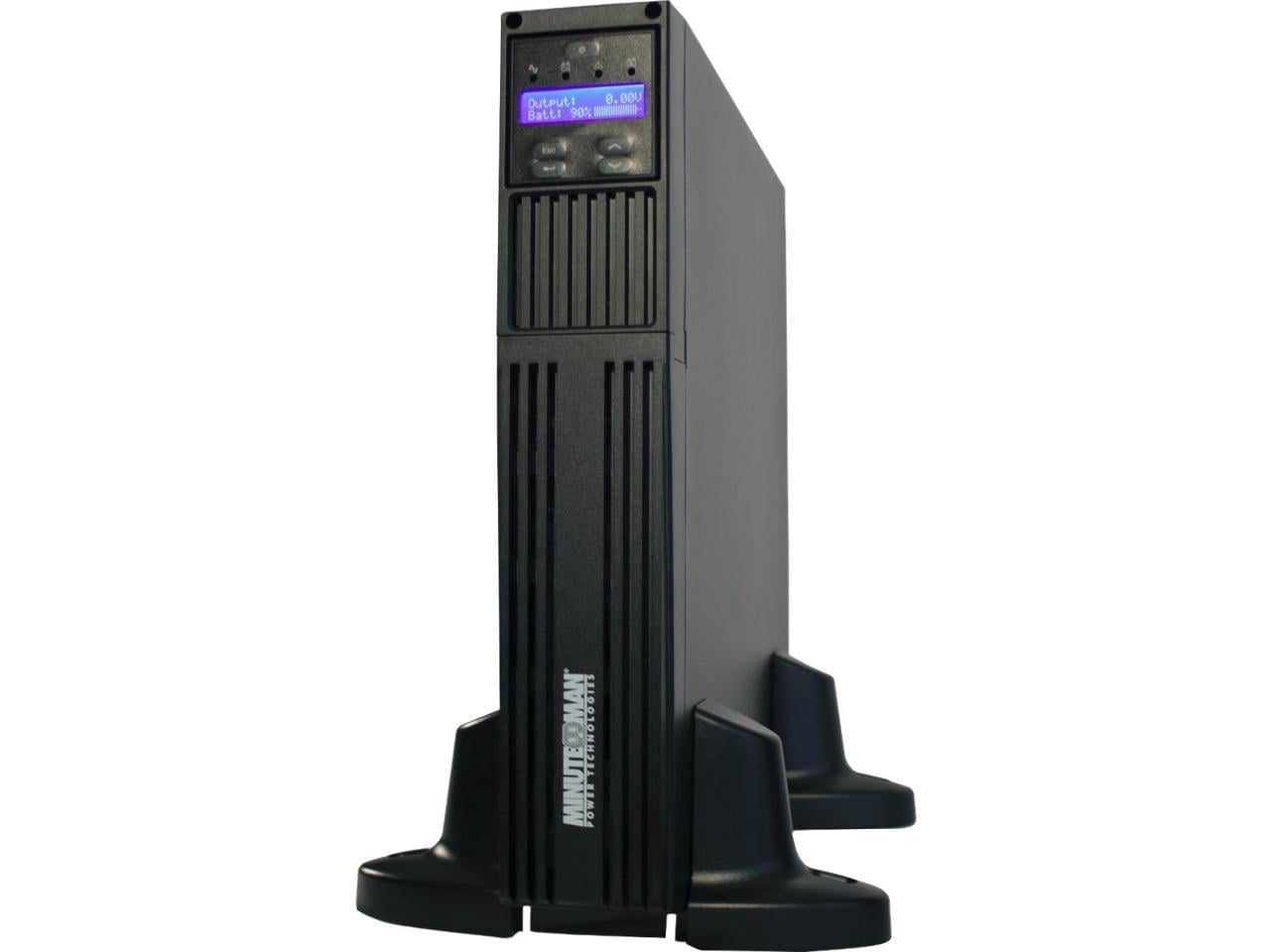 Minuteman EXR Series Line Interactive Uninterruptible Power Supply - 2U Tower/Rack/Wall Mountable - AVR - 2.50 Minute Stand-by - 120 V AC Input - 120 V AC Output - 6 x NEMA 5-20R, 1 x NEMA L5-30R
