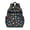 Dinosaur and Planets Blue Pattern, variant on Colorful Dinosaurs Leaves Pattern Cute School Backpack Bag for School with Padded Back and Adjustable Shoulder Straps 15.25"x11.5"x5.25"