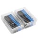 thumbnail image 5 of Conector de fibra óptica 100pcs Ticfox Adaptador de Conector Rápido SC azul + negro, 5 of 14