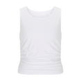 thumbnail image 4 of CFLVAEK Basic Tank Tops Women Clearance Summer Slim Fitted Sleeveless Tank Top Comfy Round Neck Shirts Casual Going Out Clothes White S, 4 of 6