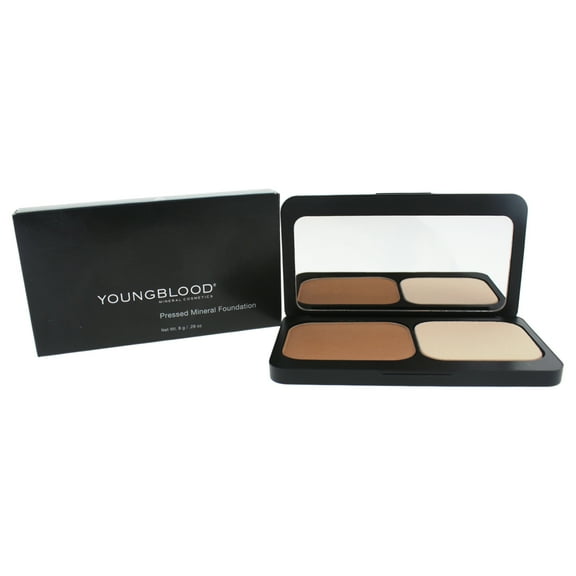 Pressed Mineral Foundation - Coffee by Youngblood for Women - 0.28 oz Foundation