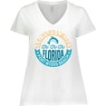 thumbnail image 3 of Inktastic Fort Myers Beach Florida Vacation Women's Plus Size V-Neck T-Shirt, 3 of 5