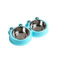 thumbnail image 1 of Comedero Doble Mascota Belug Azul, 1 of 5