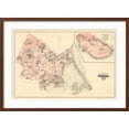 thumbnail image 2 of Art.com 1879, Duxbury Town, Duxbury Village, Massachusetts, United States Giclee Print, Brown Frame Wall Art, 29" x 21", 2 of 5
