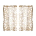 thumbnail image 2 of Cortinas cortas impresas en 2D para cocina – Juego de cenefas lavables para dormitorio y baño – Cortinas decorativas de tela que filtran la luz con estampado resistente a la decoloración para ventana, 2 of 6