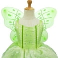 thumbnail image 4 of HAWEE Flowers Fairy Costume for Girls Toddler Halloween Birthday Party Fairy Elf Dress up with Wings, 4 of 8