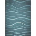 thumbnail image 1 of Ahgly Company Machine Washable Indoor Rectangle Transitional Blue Hosta Blue Area Rugs, 8' x 10', 1 of 7