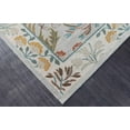 thumbnail image 3 of Adeline Tulips Gray 5' X 8' Area Rug Handcrafted Motif Floral Design Oriental Traditional Design Non-Shedding Fine Wool Pile & Easy-Care Areas in Living Room Bedroom, 3 of 5