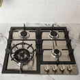 thumbnail image 3 of Magic Chef 24" Gas Cooktop with 4 Burners, Stainless Steel, 3 of 8
