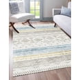 thumbnail image 5 of Tapete Decorativo Zarko White 120 x 180 cm - Saffron Looms, 5 of 5