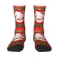 thumbnail image 2 of Calcetines navideños Sanrio de invierno Kuromi Cinnamoroll Hello Kitty My Melody Medias divertidas para hombre Calcetines medianos suaves Calcetines antideslizantes para correr, 2 of 5