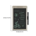 thumbnail image 5 of Vónica Dibujo de tablas de garabatos 8192 Tabletas de escritura electrónica recargable profesional recargable profesional con pluma Digital Panel Gold kenally EL022608-02B, 5 of 5