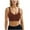 Brown, variant on LLYWEY Plus Size Sports Bras for Women Solid Push-up Padded Bras Breathable Back Hook & Eye Closure Everyday T-Shirt Bras